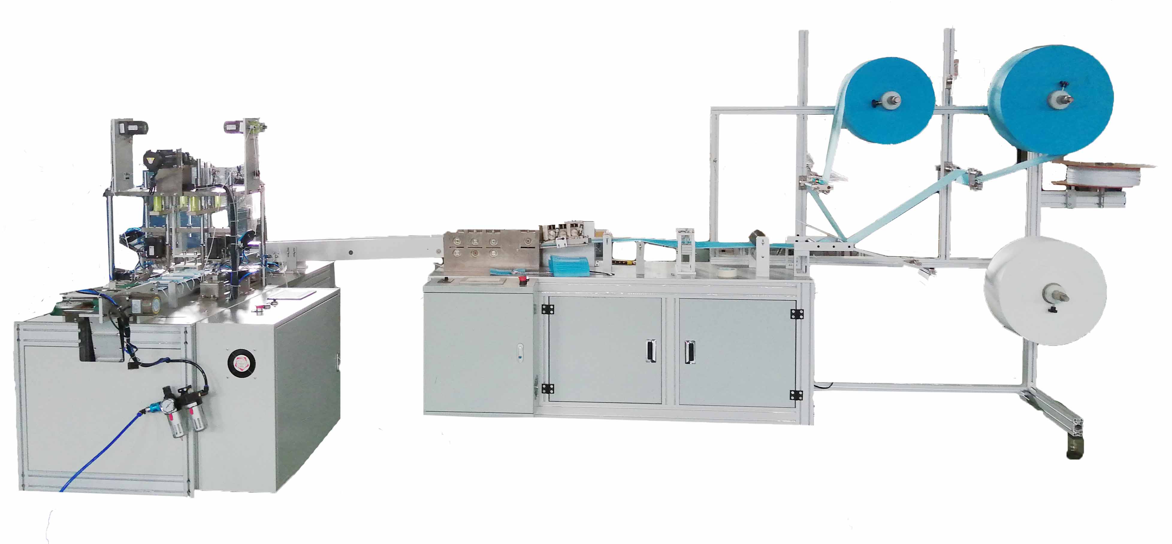 Automatic nonwoven surgical face mask machine